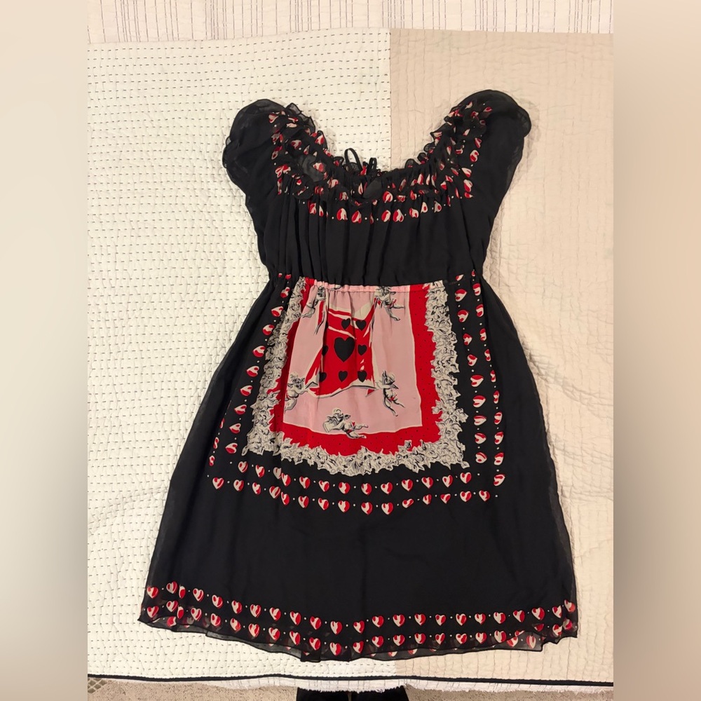 Vintage Anna Sui Silk Dress SS 2007